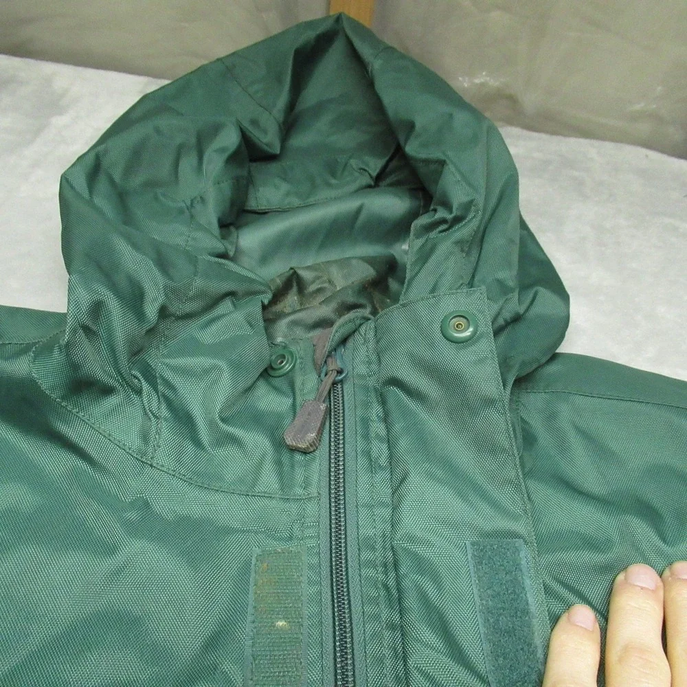 Carhartt Jacket Mens Medium Green Storm Defender Loose Fit Hooded Midweight Work